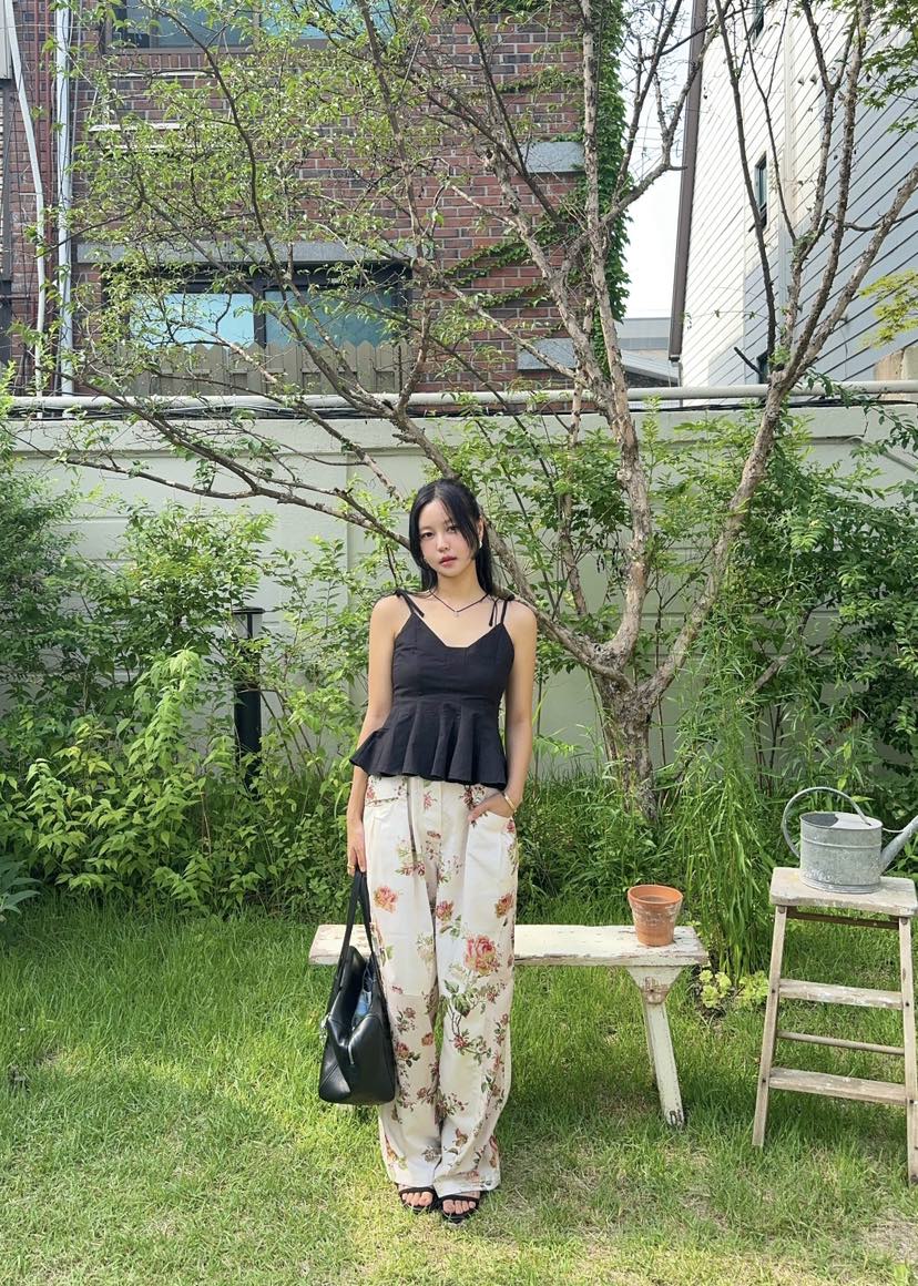 OUPPT韓國代購㊣女裝新品休閑時尚熱賣職業25春夏真品吊帶背心OUPPT吊帶/背心