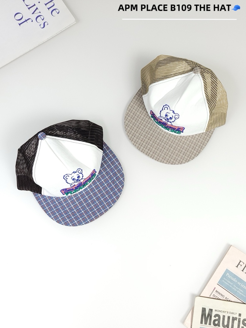 THE HAT-P東大門㊣直郵女裝新品職業休閑熱賣人氣帽子格紋THE HAT帽子