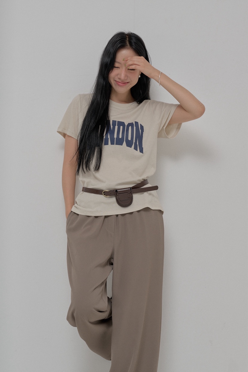 ATHEA韓國直郵㊣女裝新品人氣時尚熱賣25春夏職業T恤含腰包ATHEAT恤圖色2