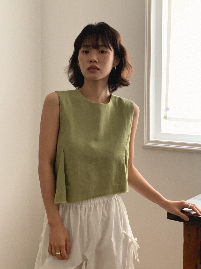 SLAT東大門㊣實拍女士新款職業人氣熱賣推薦真品吊帶背心亞麻SLAT吊帶/背心