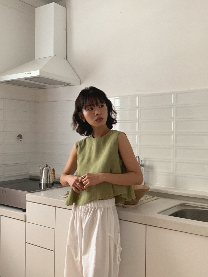 SLAT東大門㊣實拍女士新款職業人氣熱賣推薦真品吊帶背心亞麻SLAT吊帶/背心