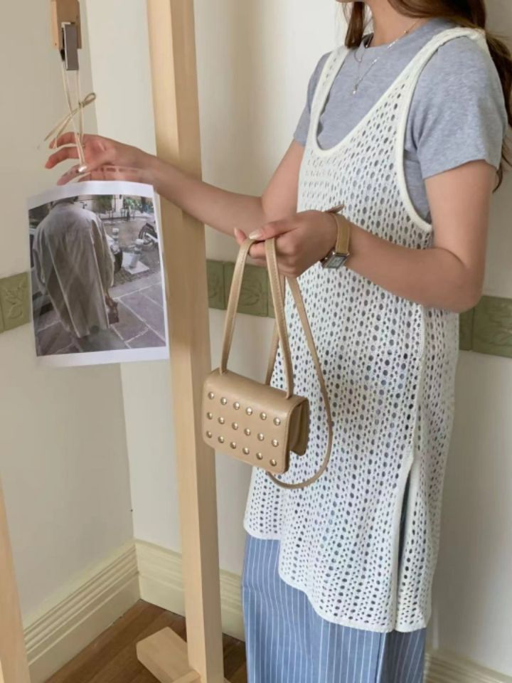 TROUVAILLE東大門㊣直郵女裝新款熱賣時尚人氣職業單肩斜跨包TROUVAILLE單肩/斜跨包