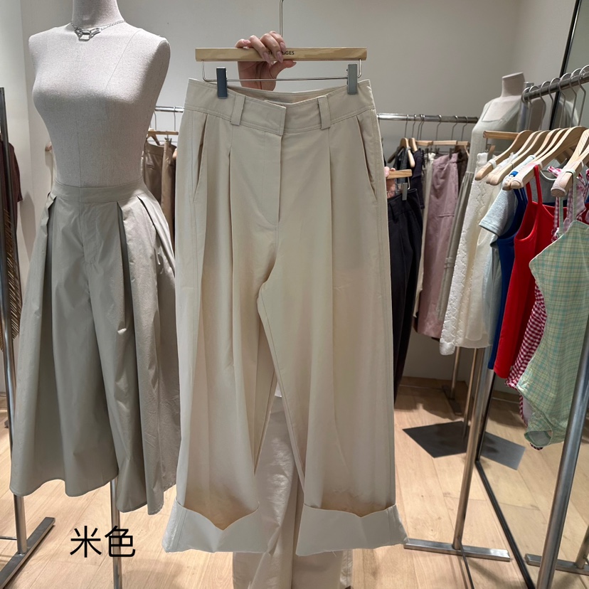 THE SAND/SAND BEIGE東大門㊣直郵女士新品職業休閑褲不含腰帶打折THE SAND/SAND BEIGE休閑褲圖色3