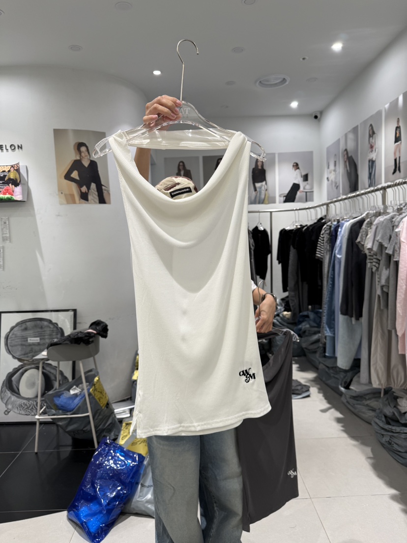 WATERMELON韓國直郵㊣女裝新品休閑真品25春夏職業吊帶背心WATERMELON吊帶/背心