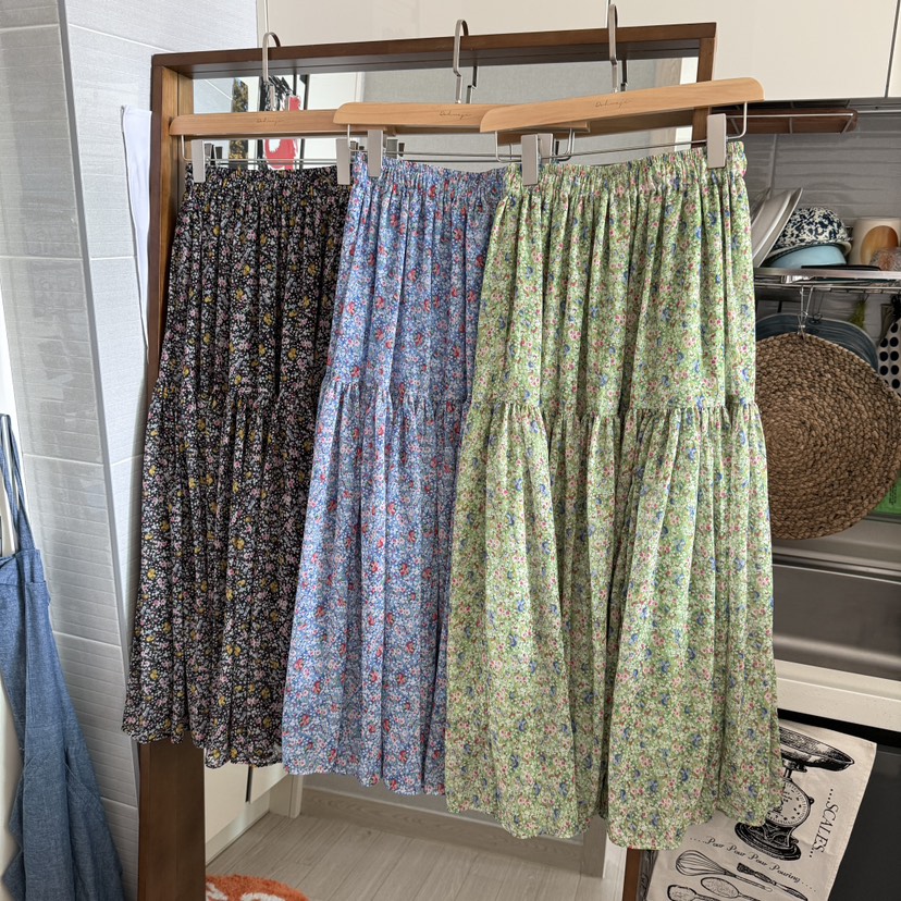 DOHWAJI東大門㊣直郵女裝新品職業熱賣25春夏人氣半身裙中短裙DOHWAJI半身裙/中短裙圖色2左二色