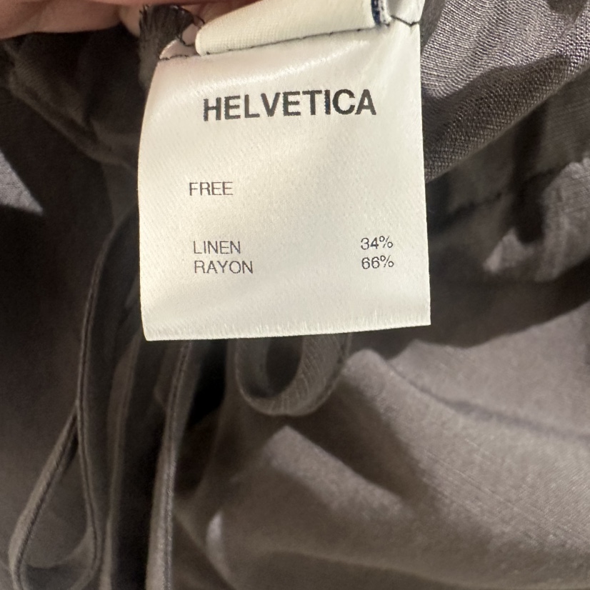 HELVETICA東大門㊣直郵女士新款休閑熱賣推薦25春夏休閑褲亞麻HELVETICA休閑褲
