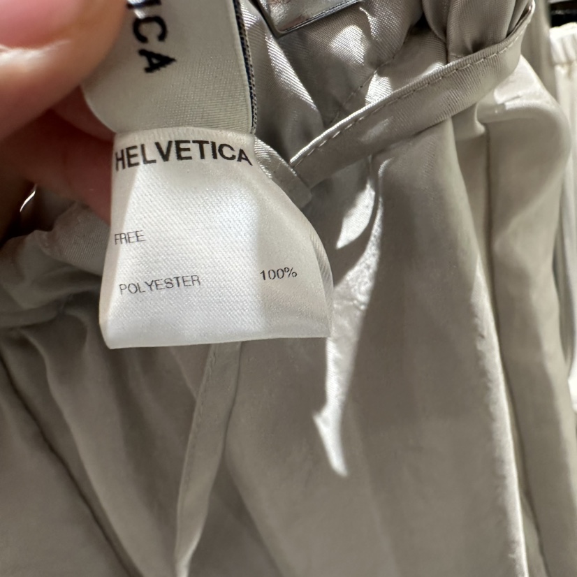 HELVETICA東大門㊣直郵女裝新款熱賣時尚休閑25春夏休閑褲含腰繩HELVETICA休閑褲