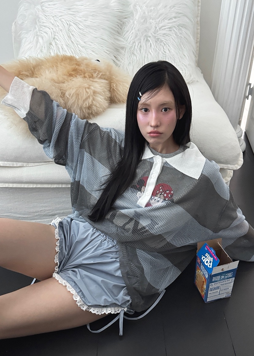 JUDYQUE韓國直郵㊣女裝新款人氣推薦休閑25春夏針織衫不含內搭JUDYQUE針織衫圖色3