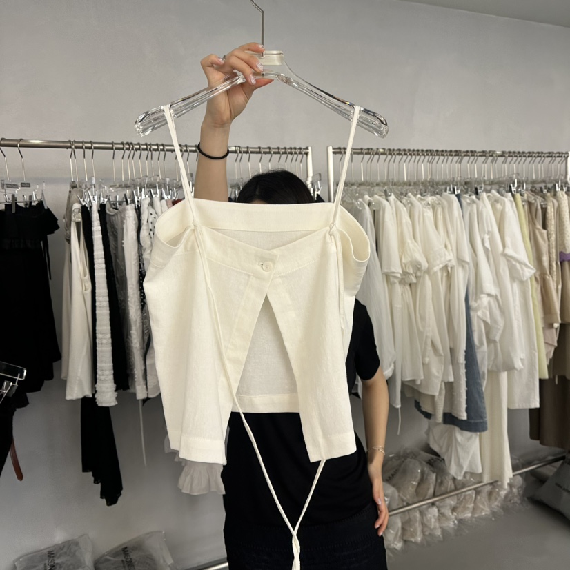 DOUBLE STANDARD/LE SMOKING/MAISONSTAFF韓國直郵㊣女裝新品人氣吊帶背心不含內搭MAISONSTAFF吊帶/背心