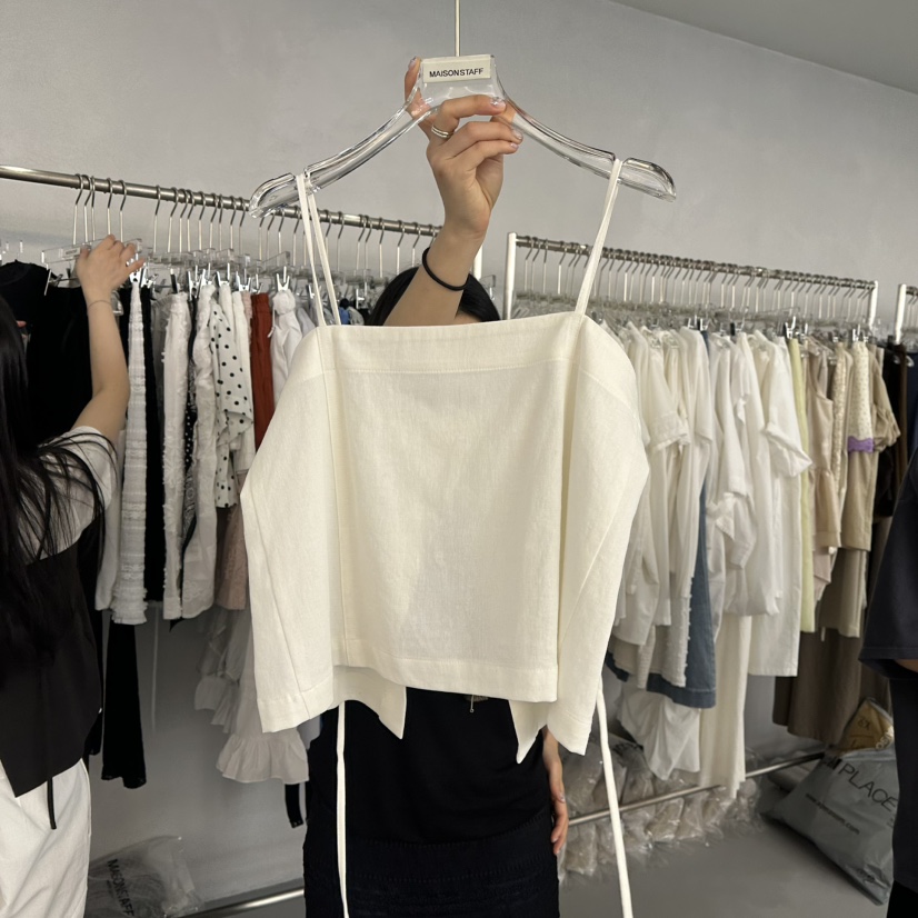 DOUBLE STANDARD/LE SMOKING/MAISONSTAFF韓國直郵㊣女裝新品人氣吊帶背心不含內搭MAISONSTAFF吊帶/背心