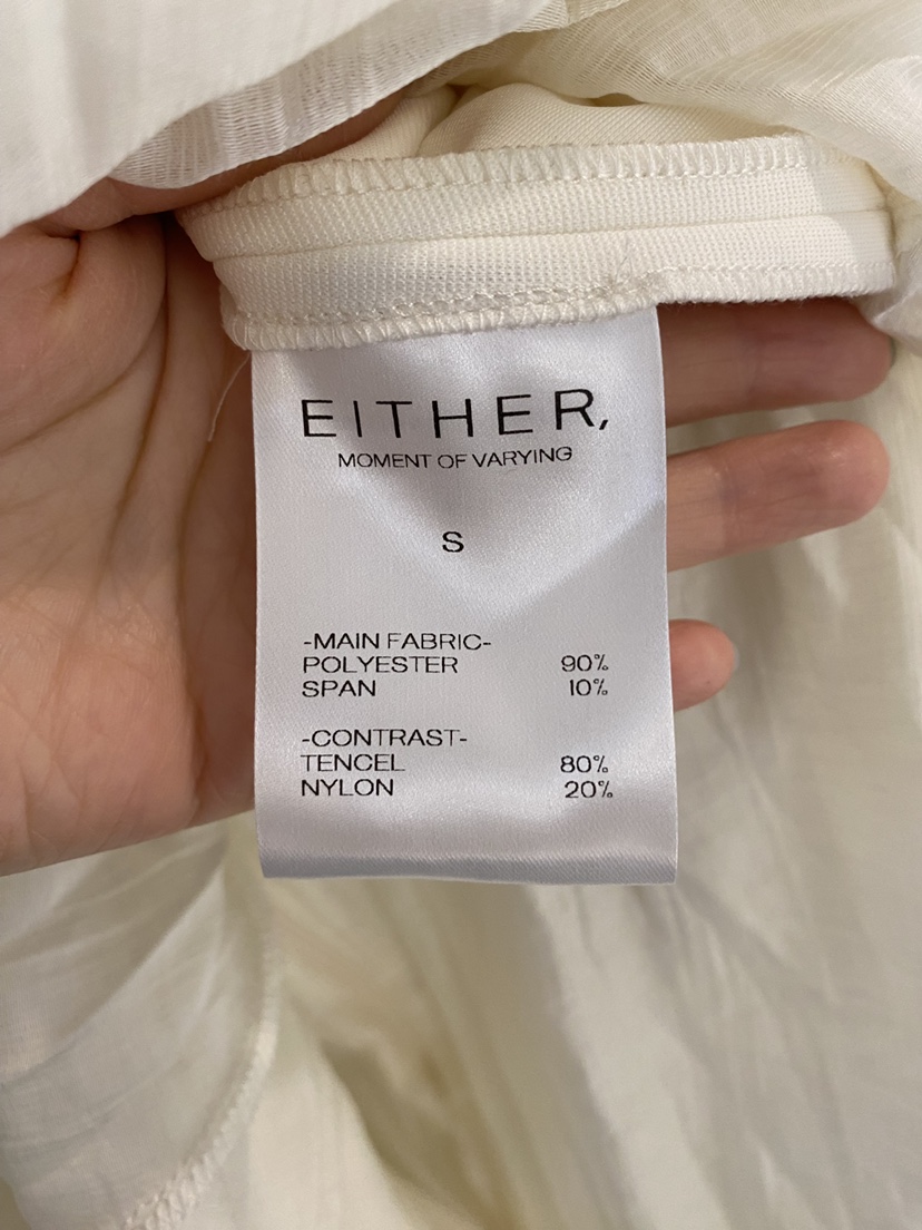 EITHER韓國代購㊣女裝新品職業時尚人氣25春夏推薦連衣裙超長EITHER連衣裙