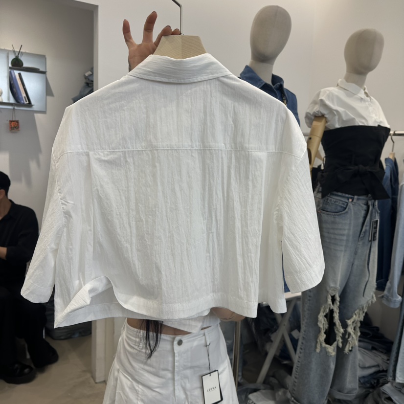 LEHNA東大門㊣實拍女裝新品休閑推薦人氣職業真品襯衫蕾絲衫LEHNA襯衫/蕾絲衫
