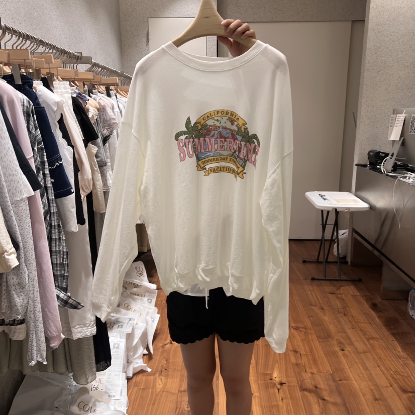 COMELY韓國直郵㊣女裝新品休閑時尚人氣真品熱賣推薦長袖T恤COMELY長袖T恤