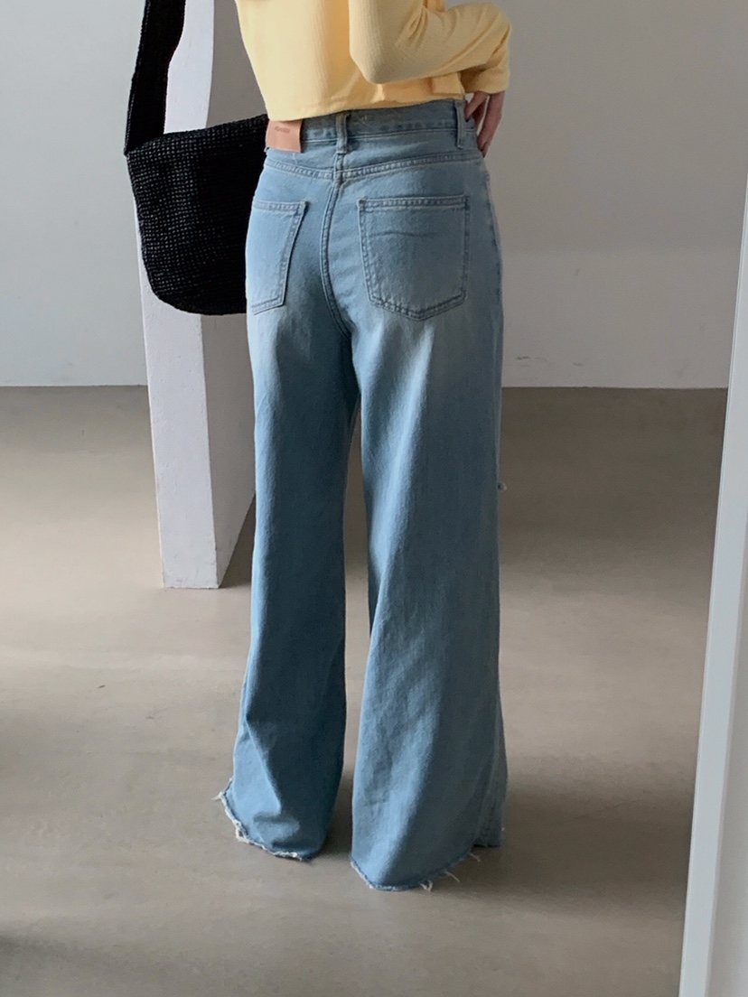 VERANDA韓國直郵㊣女裝新品時尚真品推薦熱賣25春夏人氣牛仔褲VERANDA牛仔褲