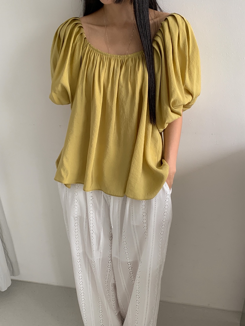 GOYOU東大門㊣直郵女裝新品時尚職業25春夏人氣推薦襯衫蕾絲衫de goyou襯衫/蕾絲衫