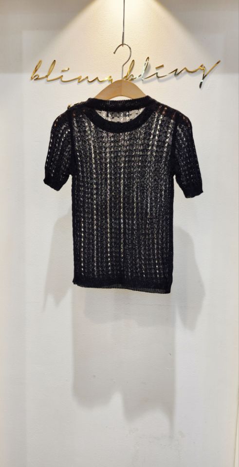 BLING BLING-S東大門㊣實拍女士新品25春夏休閑真品針織衫BLING BLING-S針織衫