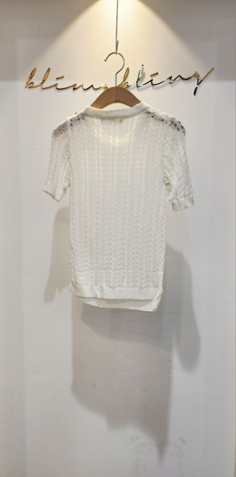 BLING BLING-S東大門㊣實拍女士新品25春夏休閑真品針織衫BLING BLING-S針織衫