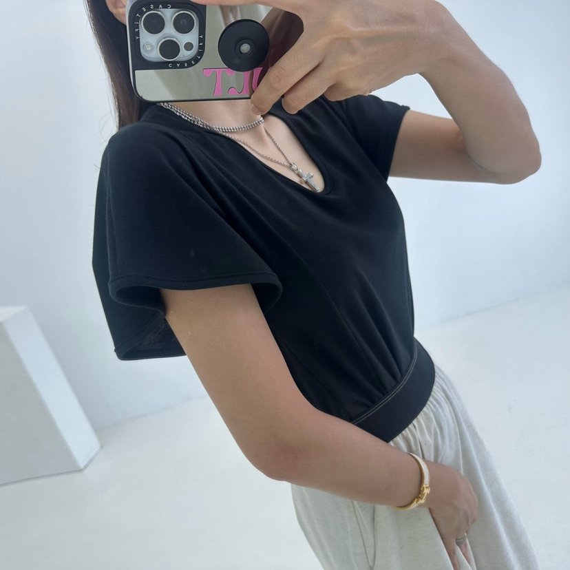SOUIT韓國代購㊣女裝新品熱賣真品時尚休閑人氣職業推薦T恤SOUIT by mabel-LT恤