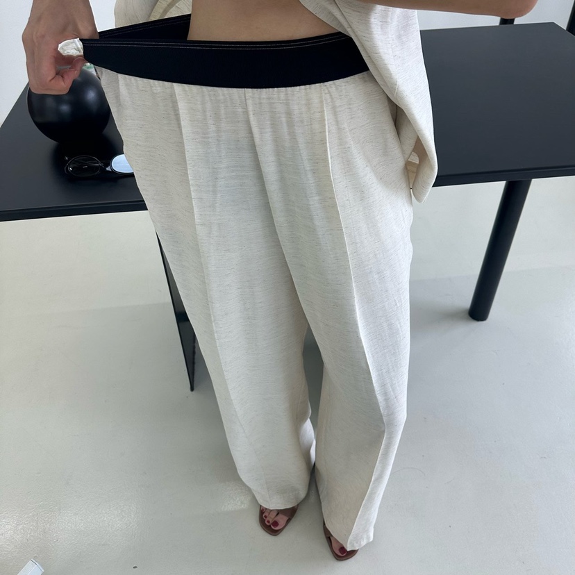 SOUIT東大門㊣直郵女士新款時尚25春夏職業推薦真品人氣休閑褲SOUIT by mabel-L休閑褲
