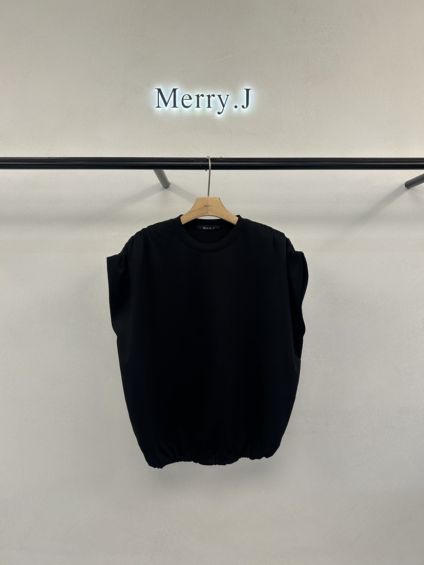 MERRY-J東大門㊣實拍女士新品休閑熱賣吊帶背心莫代爾褶皺MERRY-J吊帶/背心圖色2