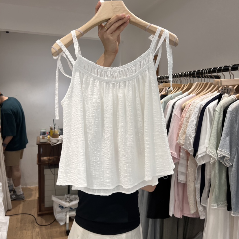VENIR-a東大門㊣實拍女裝新品熱賣推薦真品吊帶背心不含內搭VENIR-a吊帶/背心