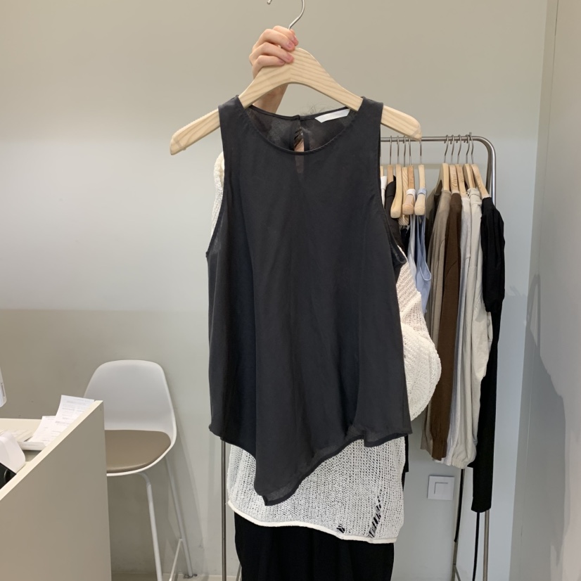 OUTRENE東大門㊣實拍女裝新品職業真品人氣時尚25春夏吊帶背心OUTRENE吊帶/背心圖色3