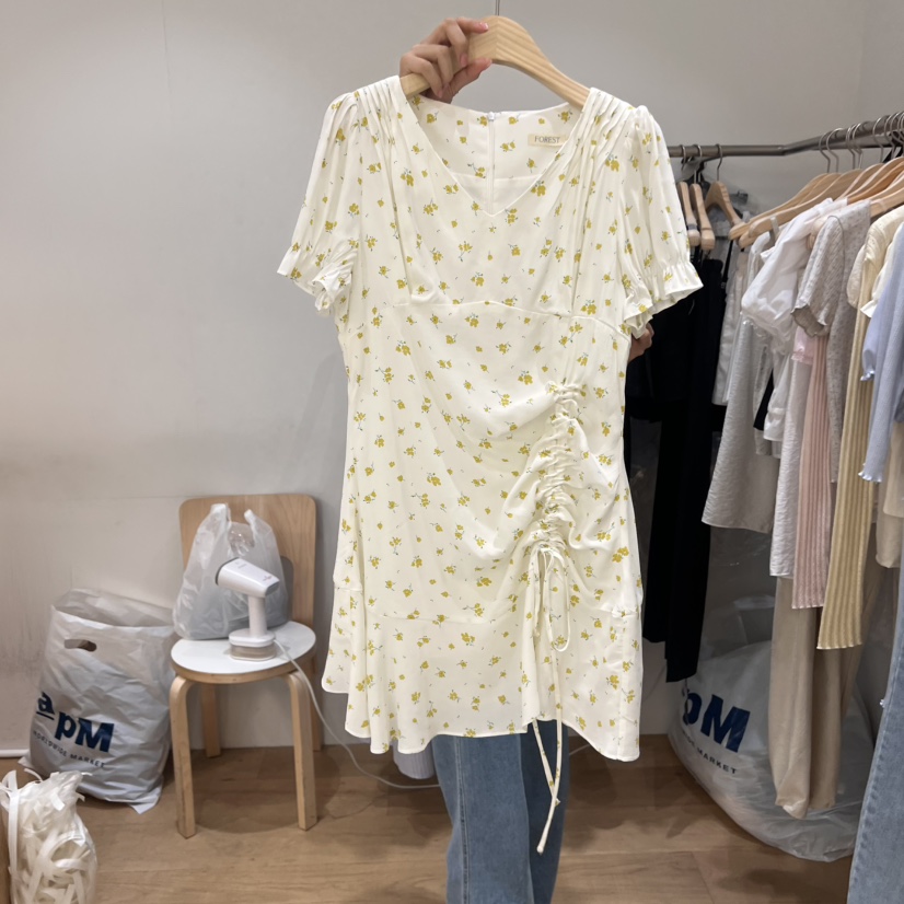 FOREST韓國直郵㊣女裝新品25春夏時尚人氣休閑職業推薦連衣裙FOREST連衣裙