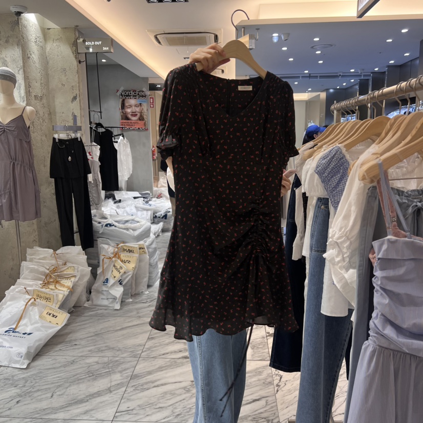 FOREST韓國直郵㊣女裝新品25春夏時尚人氣休閑職業推薦連衣裙FOREST連衣裙圖色3