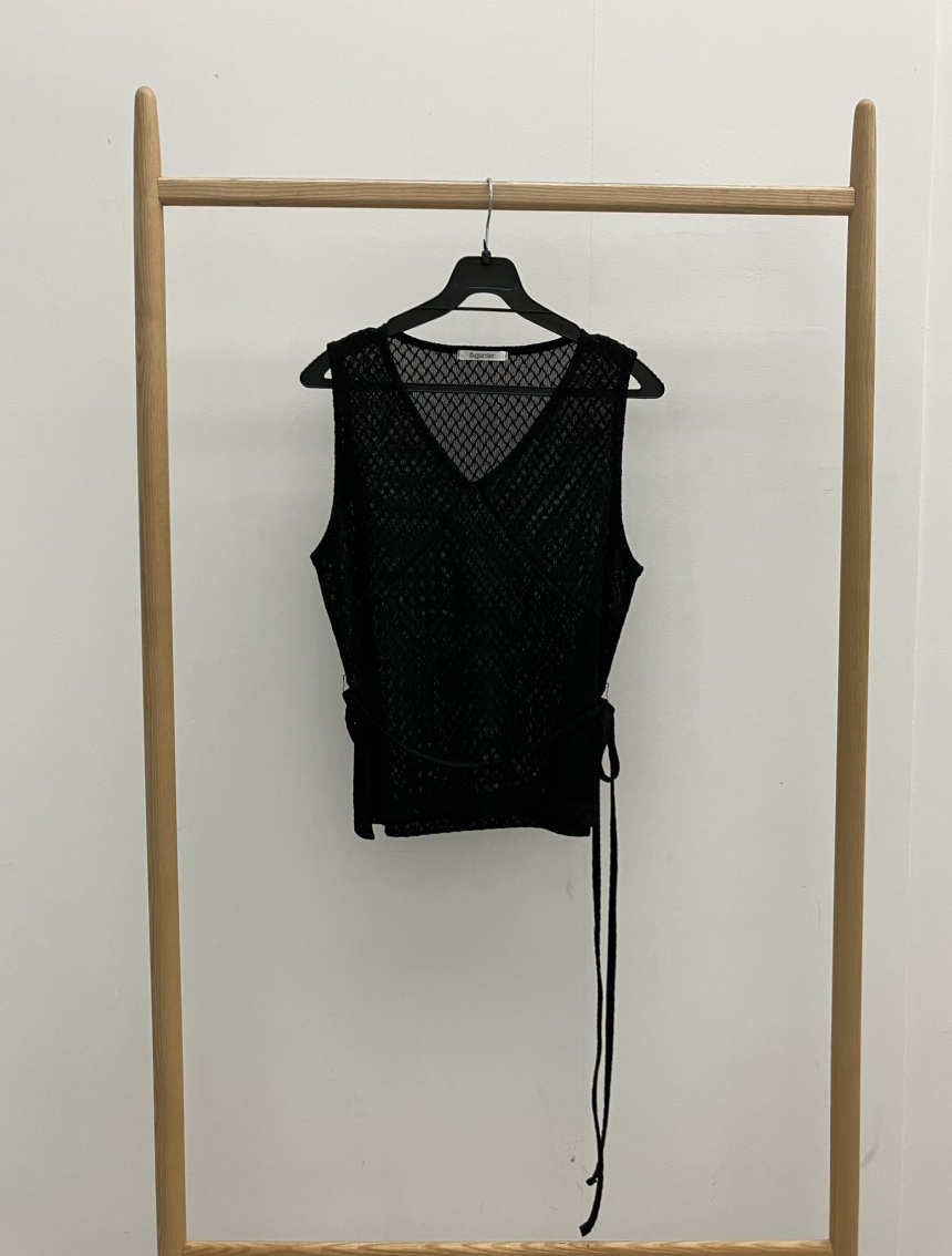 B_GARDER東大門㊣實拍女裝新款休閑人氣25春夏吊帶背心含腰繩B.GARDER吊帶/背心圖色2