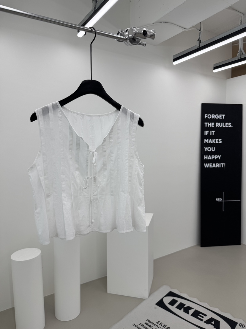 RED-A韓國直郵㊣女裝新品真品時尚熱賣職業人氣吊帶背心褶皺RED-A吊帶/背心