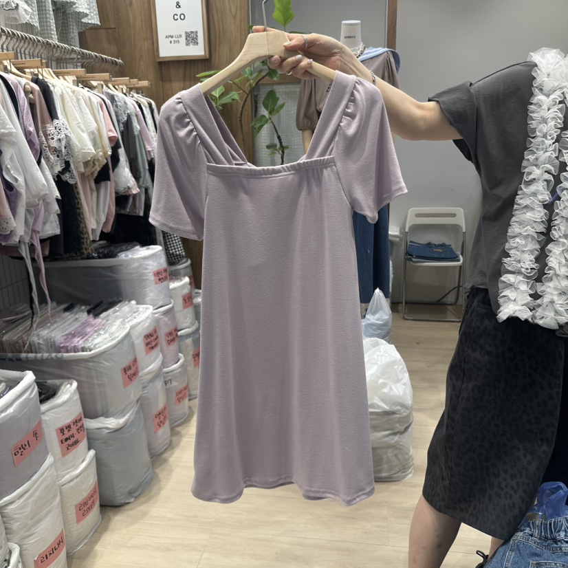 MARI CO韓國代購㊣女士新款25春夏時尚職業推薦熱賣連衣裙MARI CO連衣裙