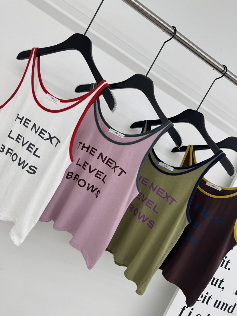 RED-A東大門㊣直郵女裝新品25春夏休閑真品人氣職業吊帶背心RED-A吊帶/背心