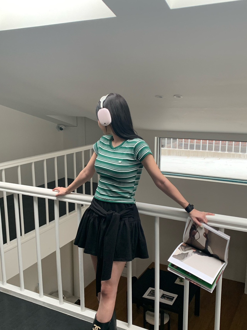 REVE CITE-L韓國直郵㊣女士新品時尚25春夏休閑職業真品T恤REVE CITET恤