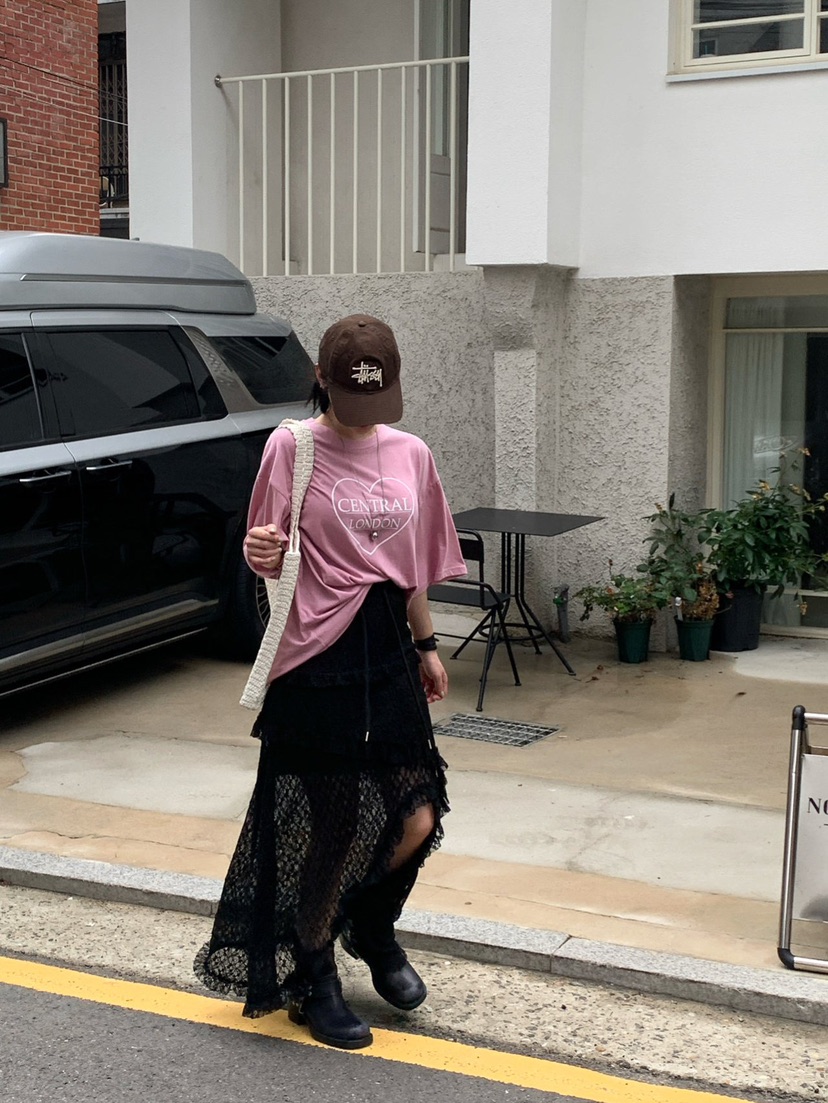 REVE CITE-L東大門㊣直郵女裝新品人氣推薦休閑時尚長裙蕾絲REVE CITE長裙