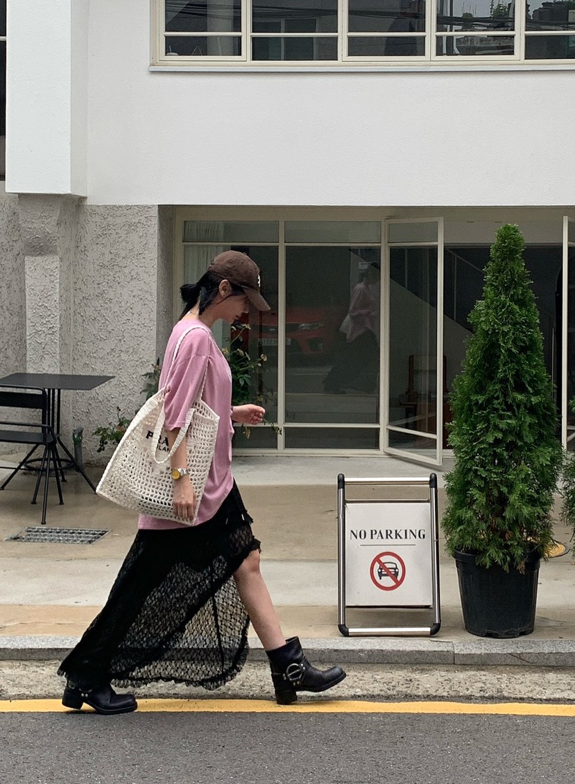 REVE CITE-L東大門㊣直郵女裝新品人氣推薦休閑時尚長裙蕾絲REVE CITE長裙