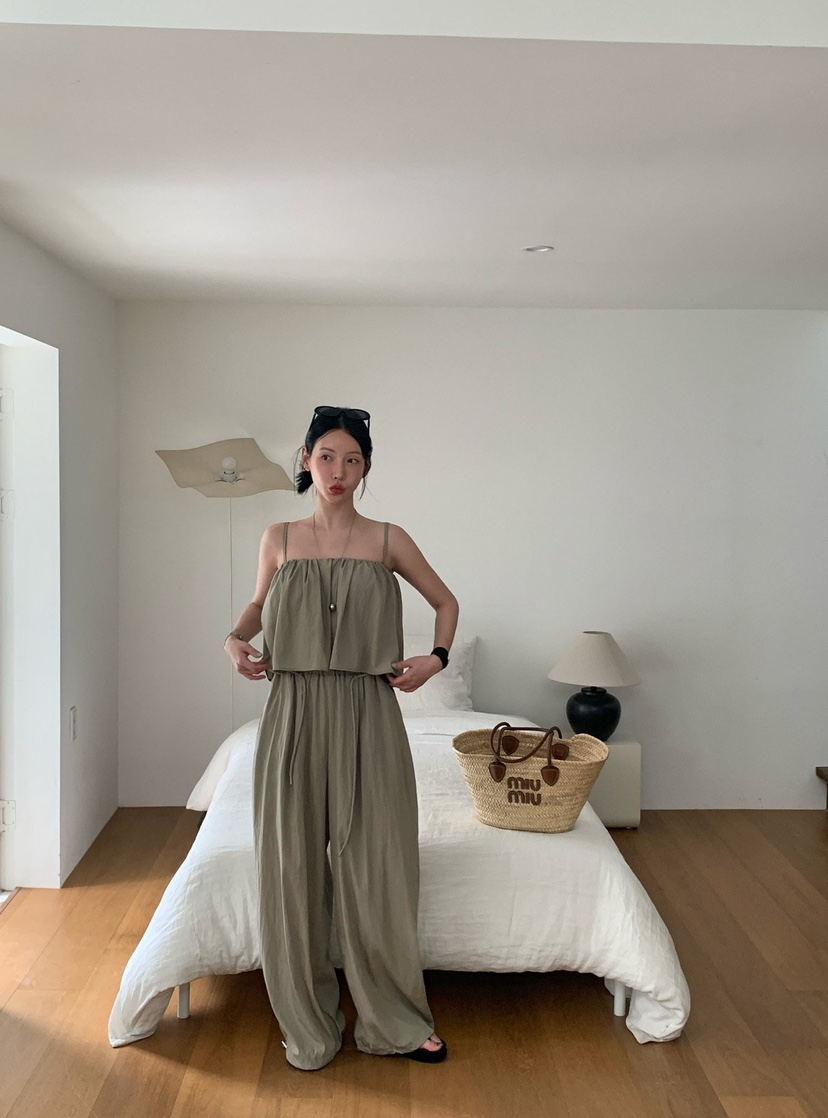 REVE CITE-L韓國代購㊣女士新款熱賣人氣推薦25春夏吊帶背心REVE CITE吊帶/背心