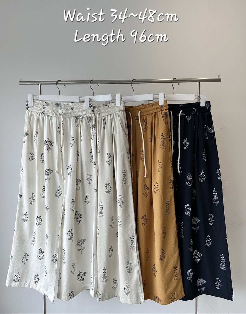 CLASSY-O東大門㊣實拍女士新品人氣熱賣25春夏推薦休閑褲亞麻CLASSY-O休閑褲圖色2左二色