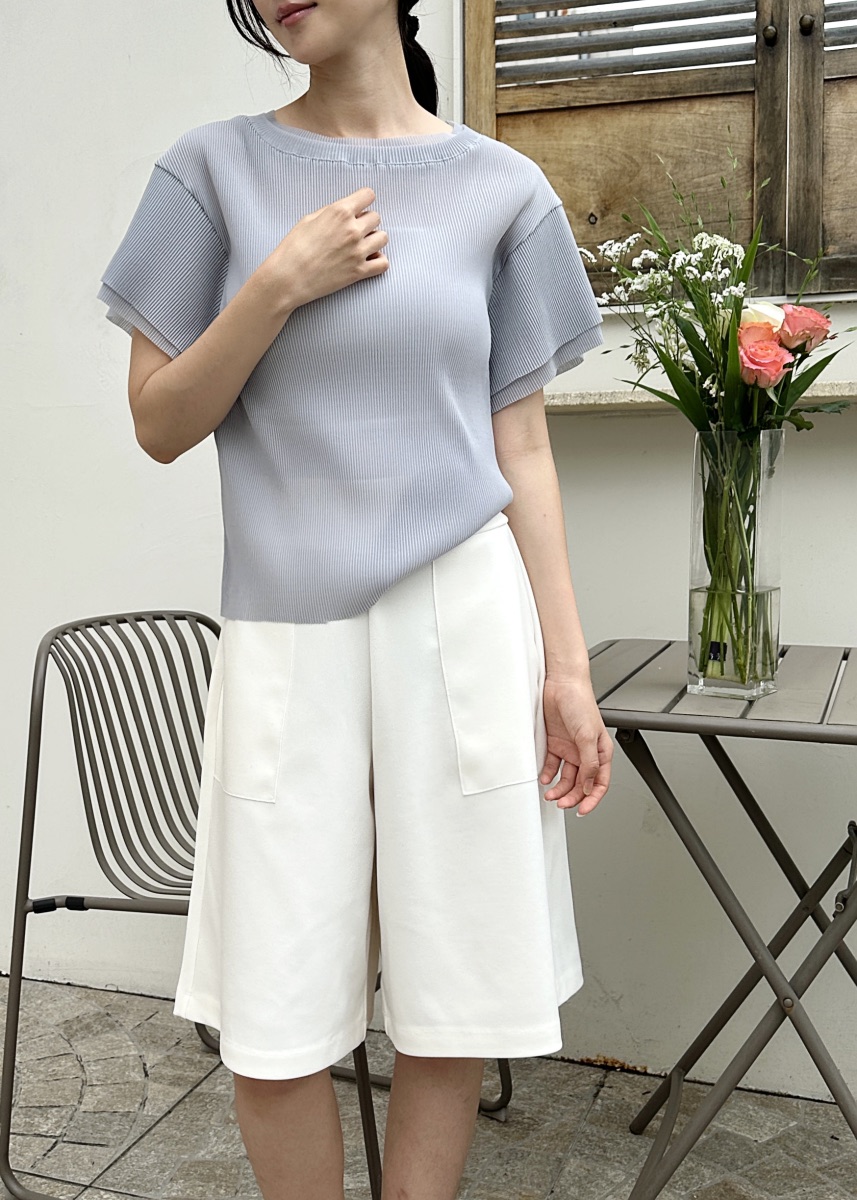 CLASSY-O韓國直郵㊣女士新品人氣時尚熱賣真品T恤褶皺雙層CLASSY-OT恤