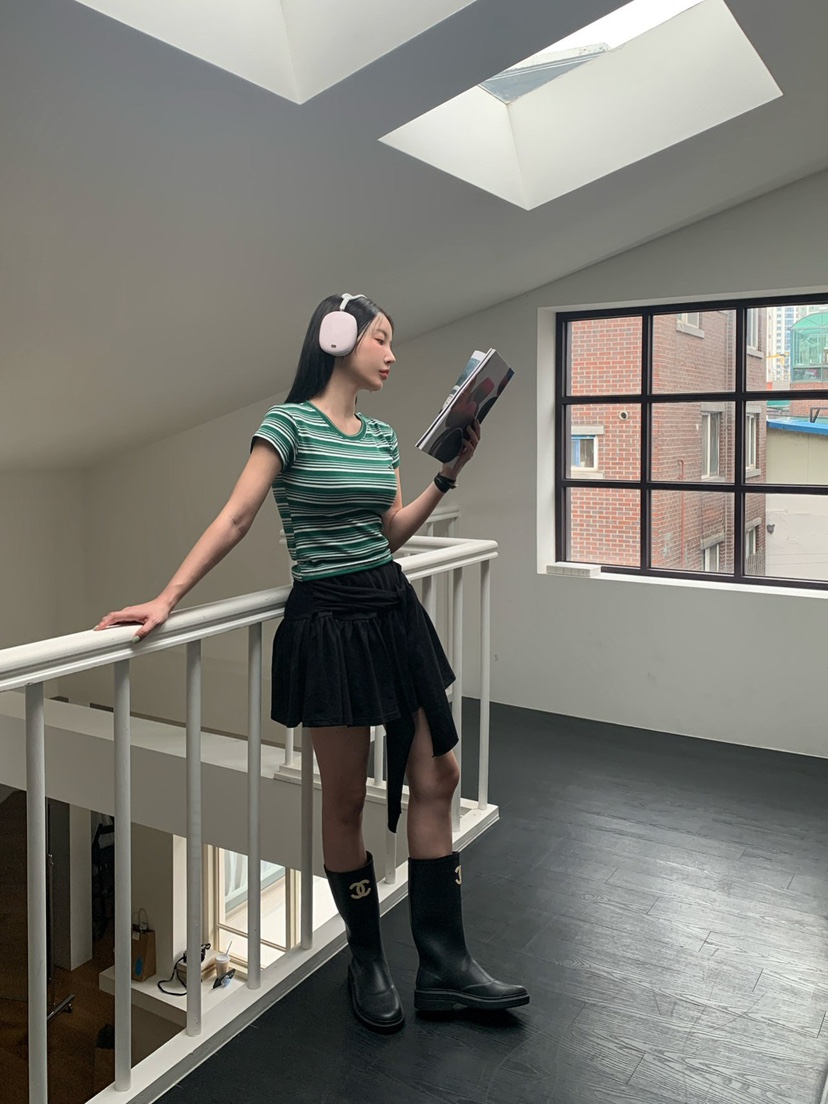 REVE CITE-L東大門㊣實拍女士新款人氣推薦休閑熱賣25春夏短裙REVE CITE短裙