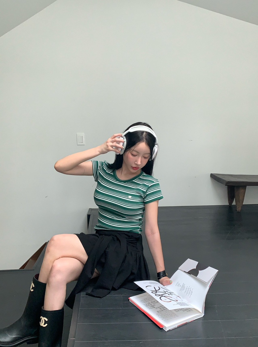 REVE CITE-L東大門㊣實拍女士新款人氣推薦休閑熱賣25春夏短裙REVE CITE短裙