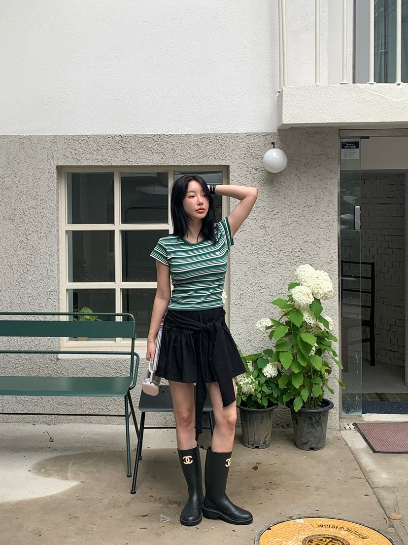 REVE CITE-L東大門㊣實拍女士新款人氣推薦休閑熱賣25春夏短裙REVE CITE短裙