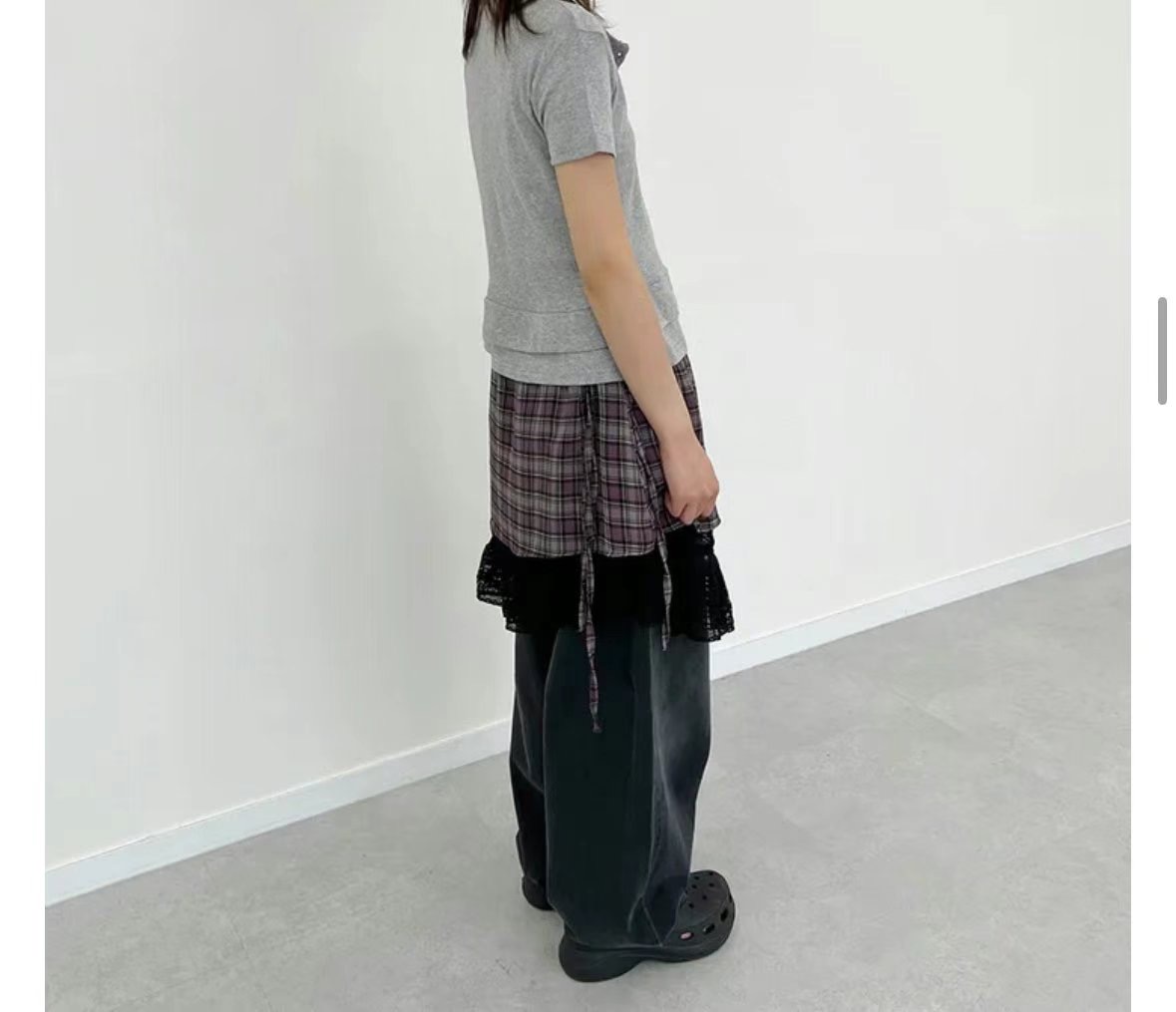 1ONE.CHASER韓國代購㊣女裝新品職業人氣25春夏推薦牛仔褲1ONE.CHASER牛仔褲