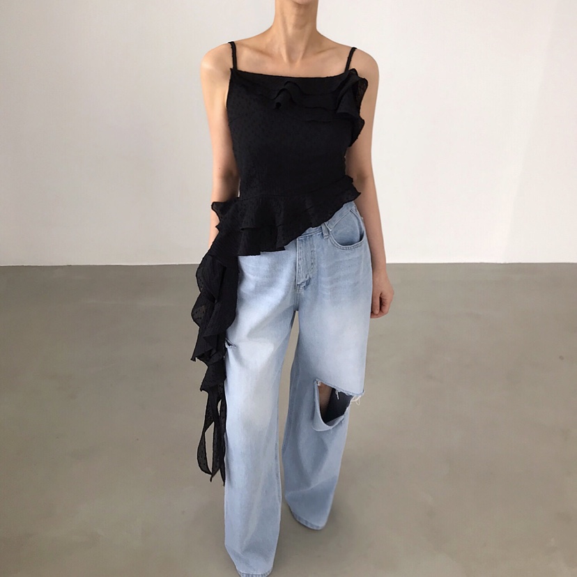 2TWO MOON東大門㊣直郵女士新品時尚休閑人氣真品吊帶背心2TWO MOON吊帶/背心