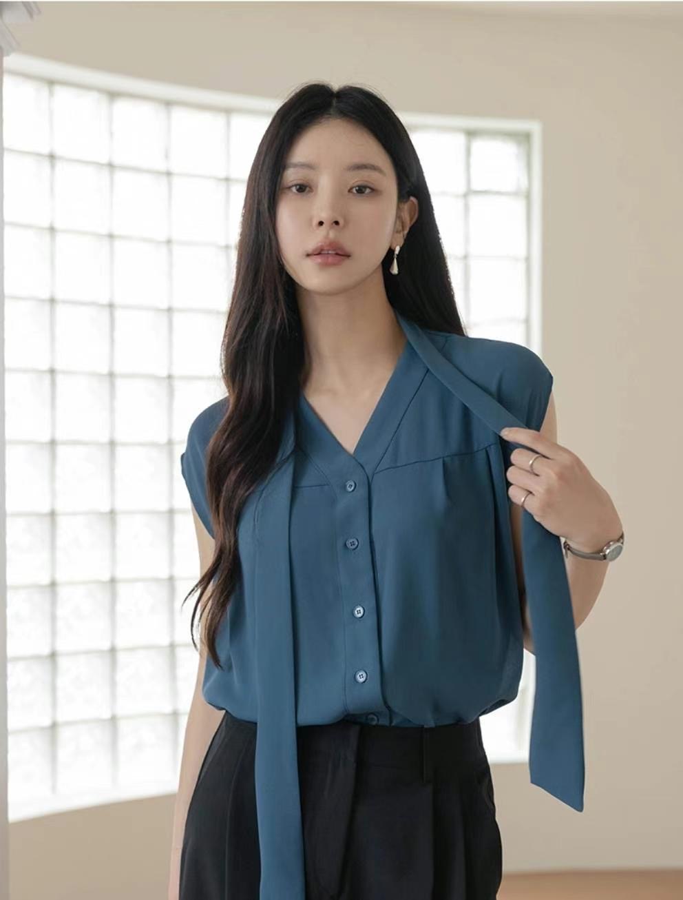 GUNNY GIRLS-거니걸스-T東大門㊣直郵女裝新品25春夏襯衫蕾絲衫GUNNY GIRLS襯衫/蕾絲衫圖色1