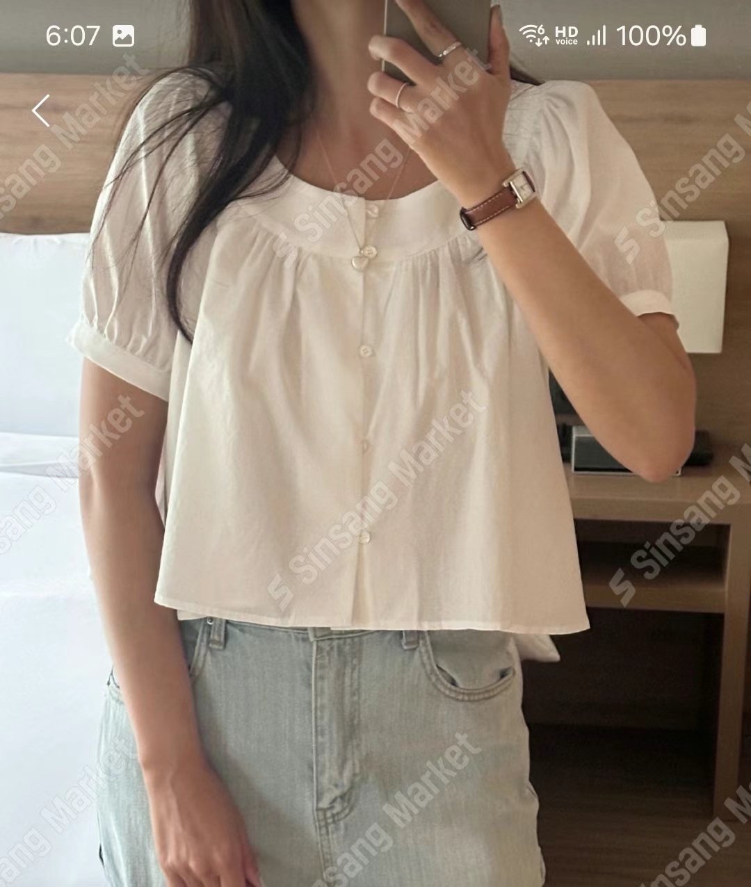 I_HOUR東大門㊣代購女裝新品人氣推薦休閑25春夏襯衫蕾絲衫i hour襯衫/蕾絲衫