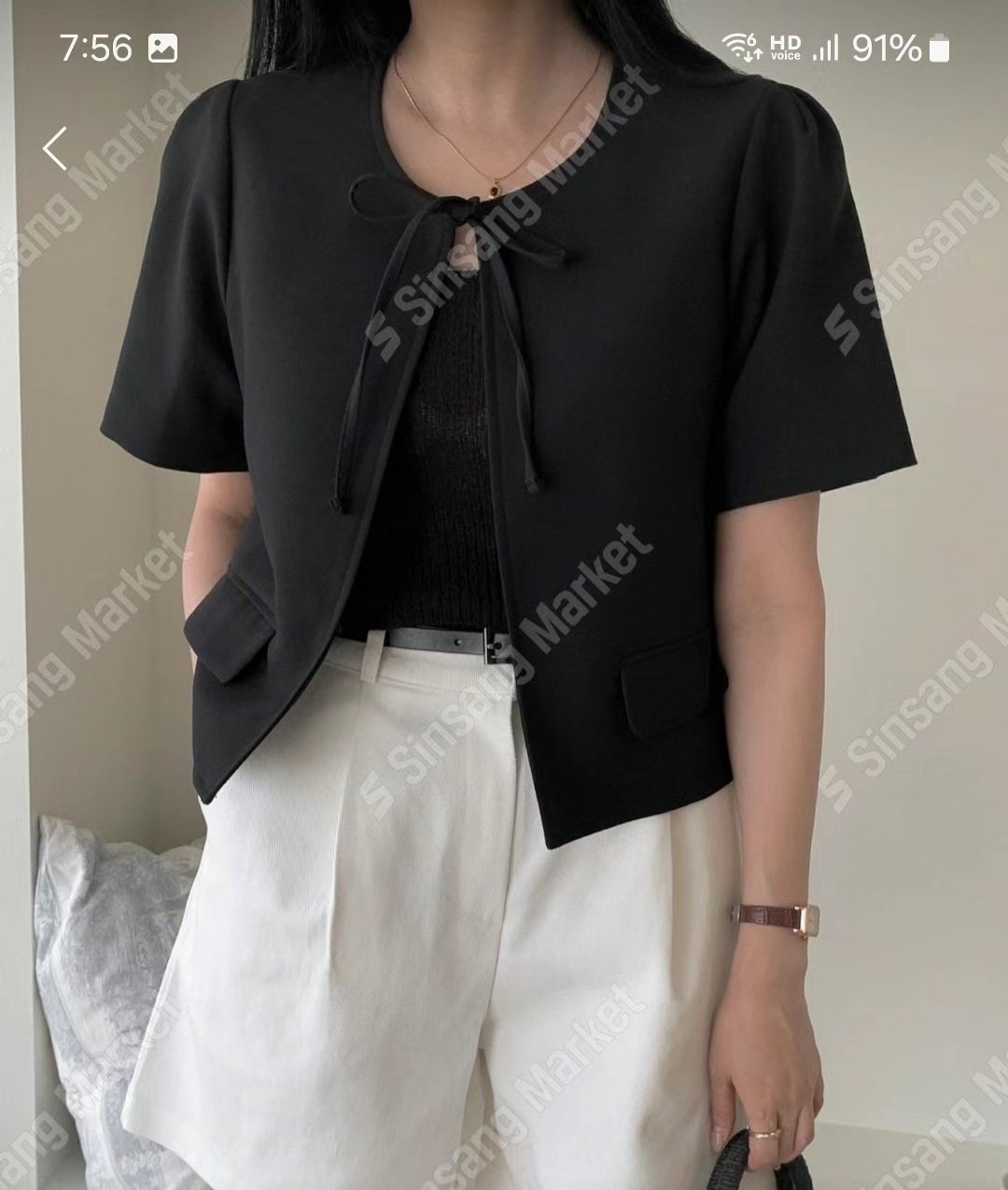 I_HOUR東大門㊣直郵女士新品職業休閑人氣推薦真品時尚夾克i hour夾克圖色1