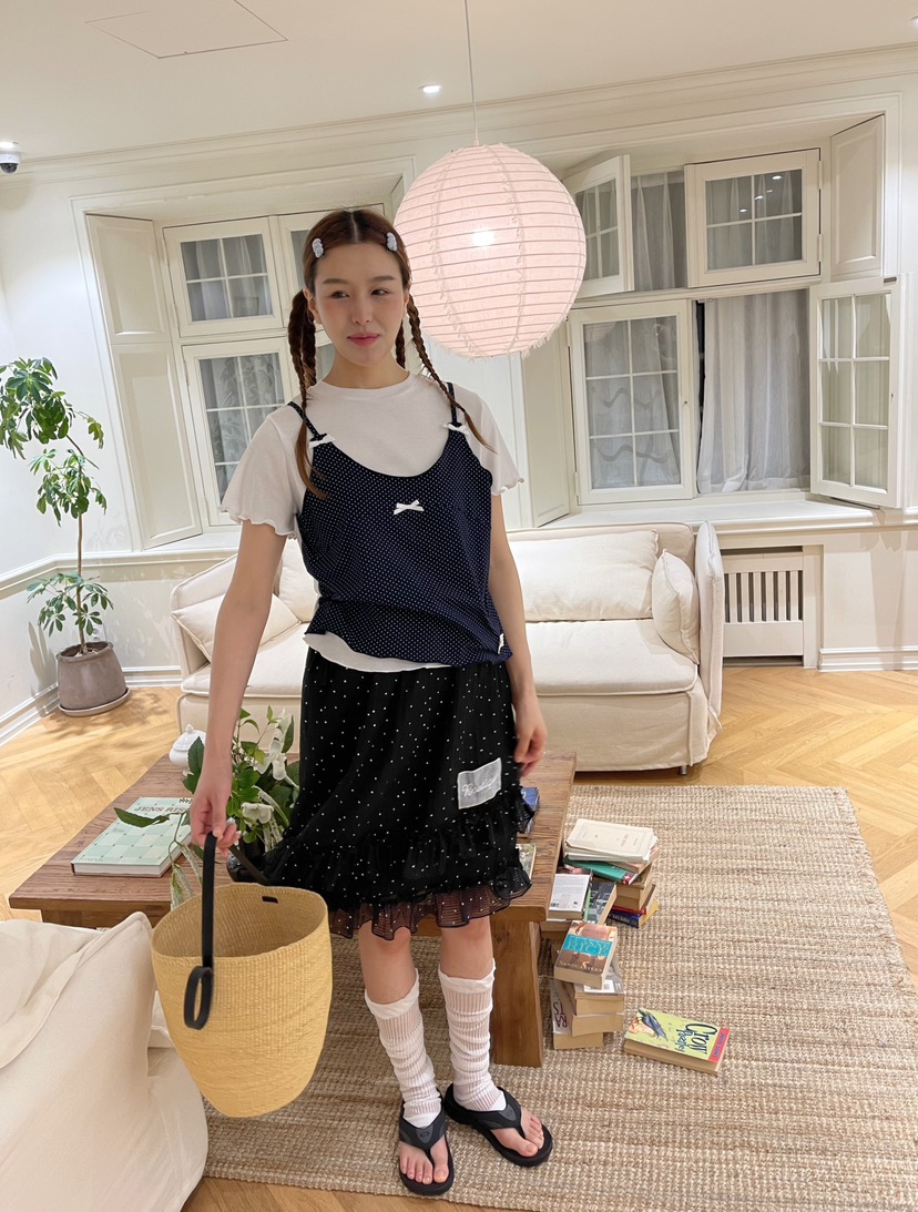 BOUTIQUE-L韓國代購㊣女士新品人氣真品休閑推薦25春夏T恤BOUTIQUE-LT恤