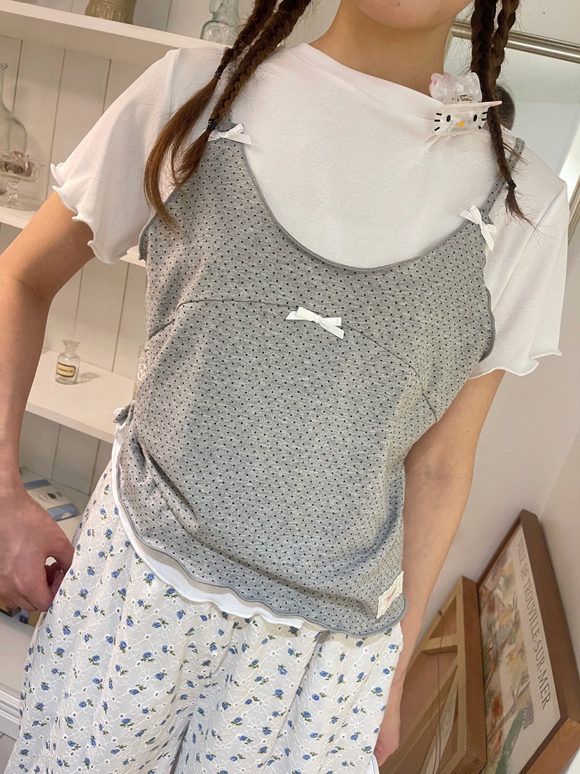 BOUTIQUE-L韓國代購㊣女士新品人氣真品休閑推薦25春夏T恤BOUTIQUE-LT恤圖色2