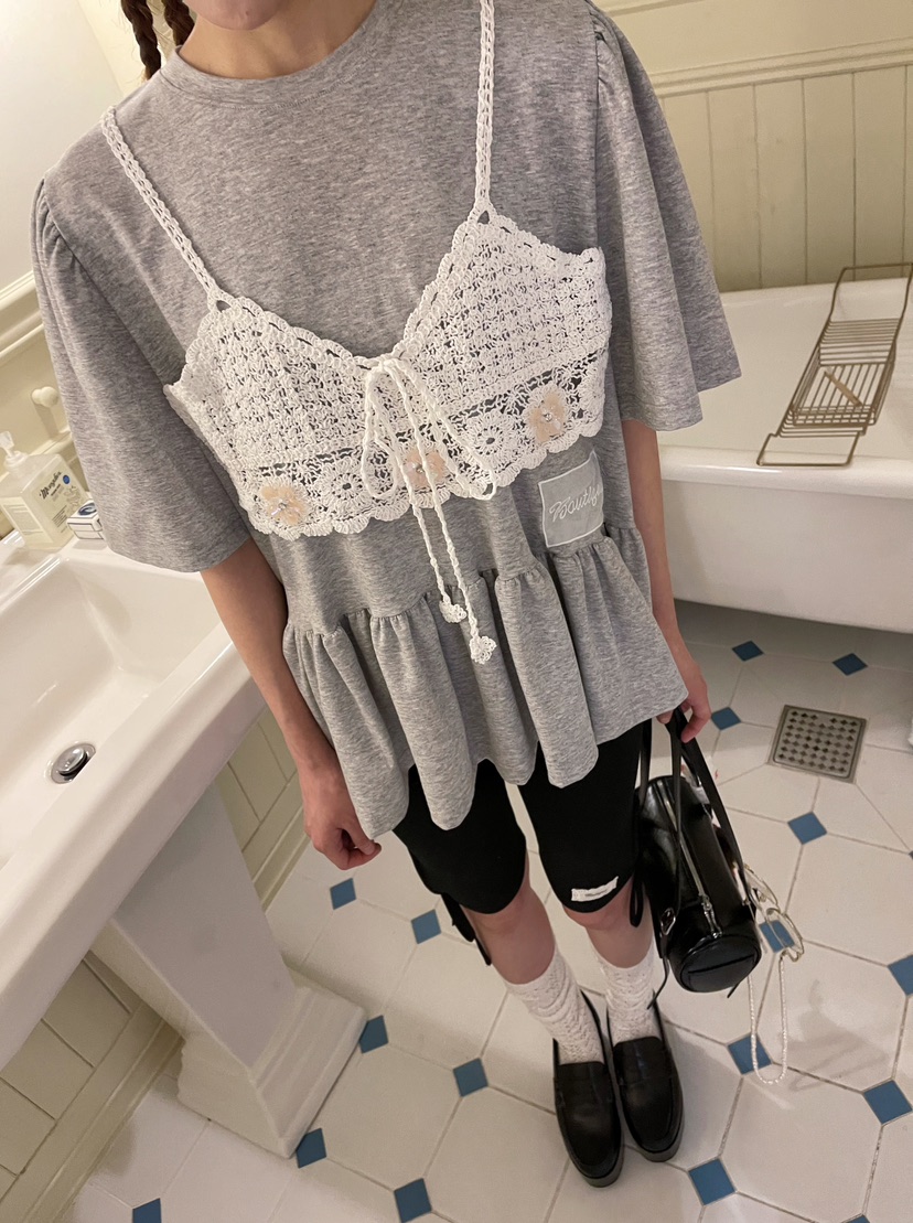 BOUTIQUE-L東大門㊣實拍女裝新品人氣推薦時尚熱賣休閑T恤BOUTIQUE-LT恤