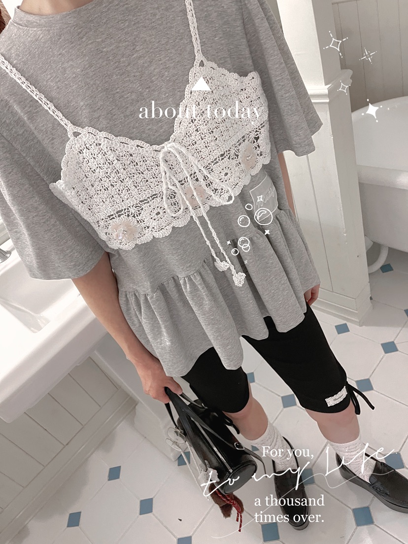 BOUTIQUE-L東大門㊣實拍女裝新品人氣推薦時尚熱賣休閑T恤BOUTIQUE-LT恤
